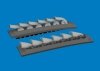 Eduard 6481061 P-40 exhaust stacks fishtail PRINT Eduard 1/48